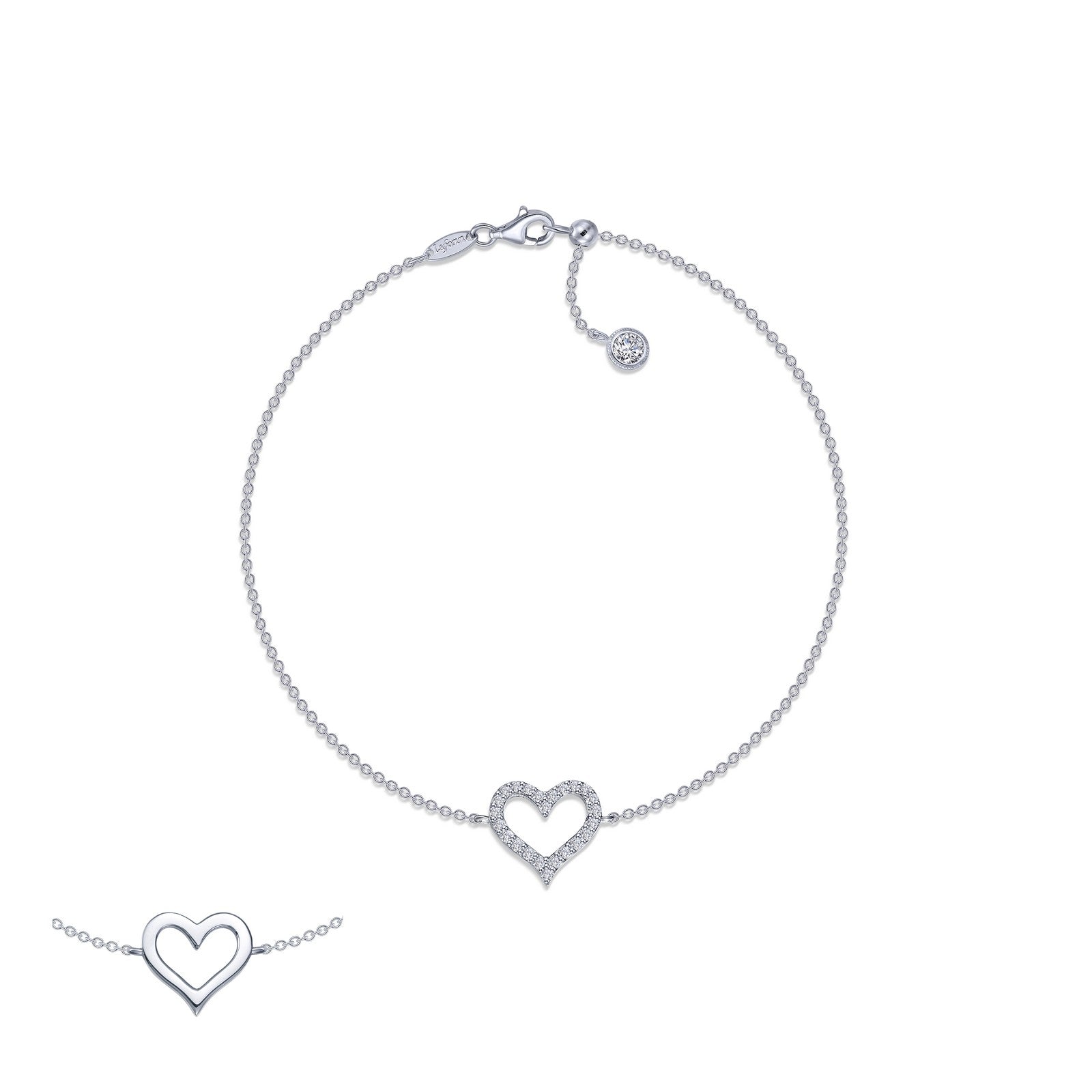 LAFONN Reversible Cut-out Heart Bracelet B0202CLG70