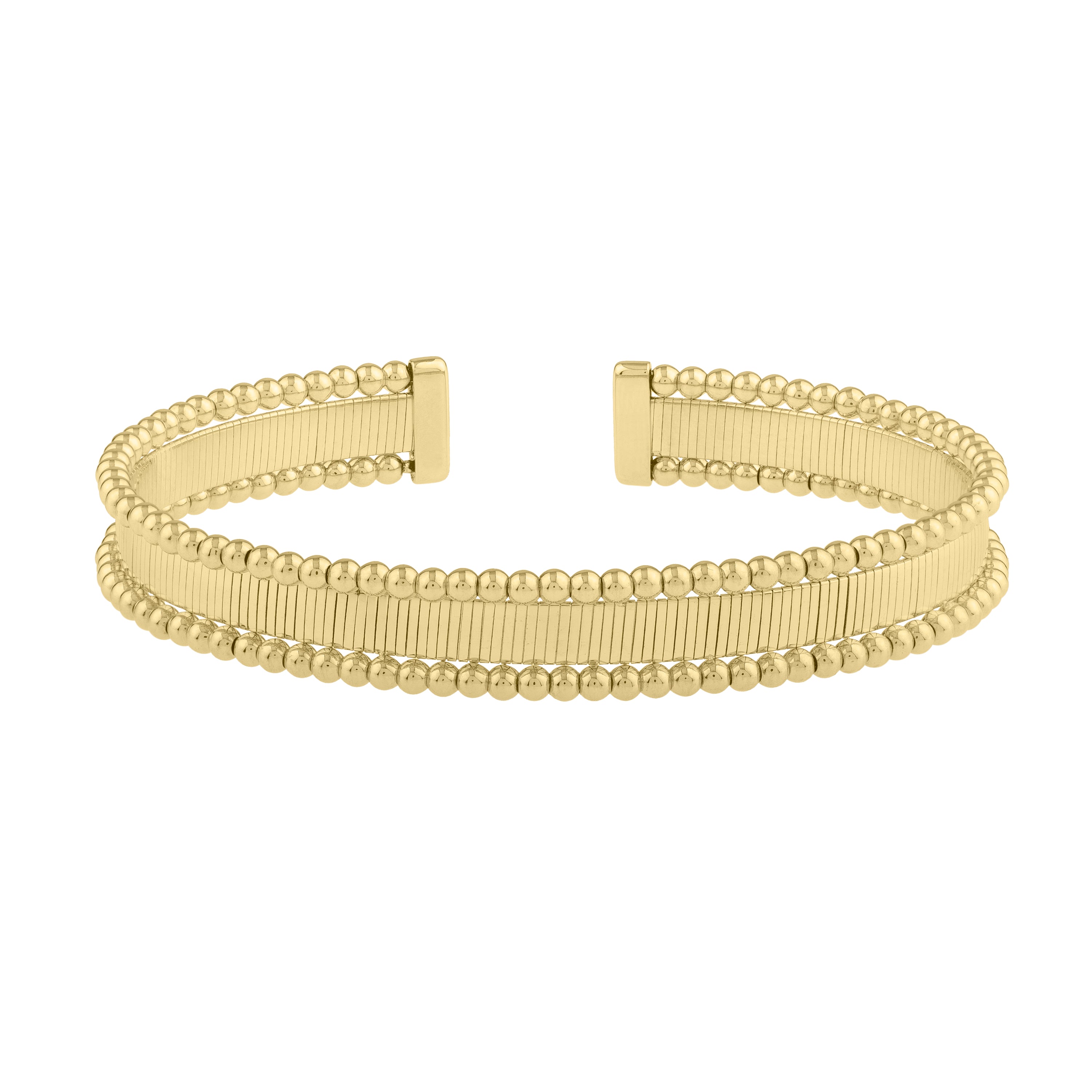 Royal Chain 14K Pallina Beaded Bangle  B10224