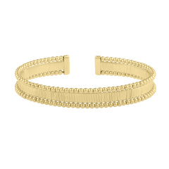 Royal Chain 14K Pallina Beaded Bangle  B10224