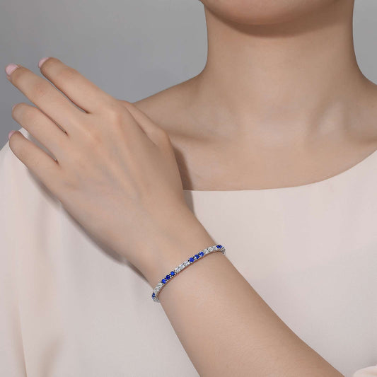 LAFONN 6.0 CTW Alternating Tennis Bracelet B2001CSP72