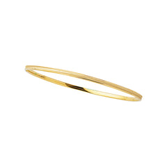 Royal Chain 14K Gold Concave Bangle BG227