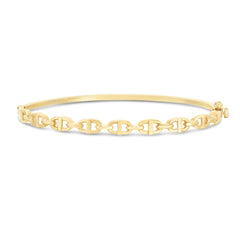Parkplace Jewelers 14k-puffed-mariner-bangle-bg3540