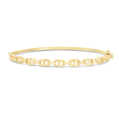 Royal Chain 14K Puffed Mariner Bangle BG3540