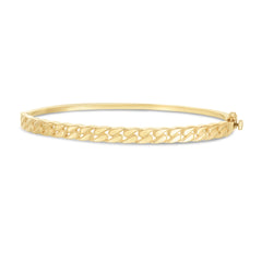 Yellow Gold Polished Fancy Bangles Bracelet