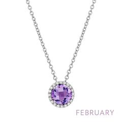 LAFONN September Birthstone Necklace BN001SAP18