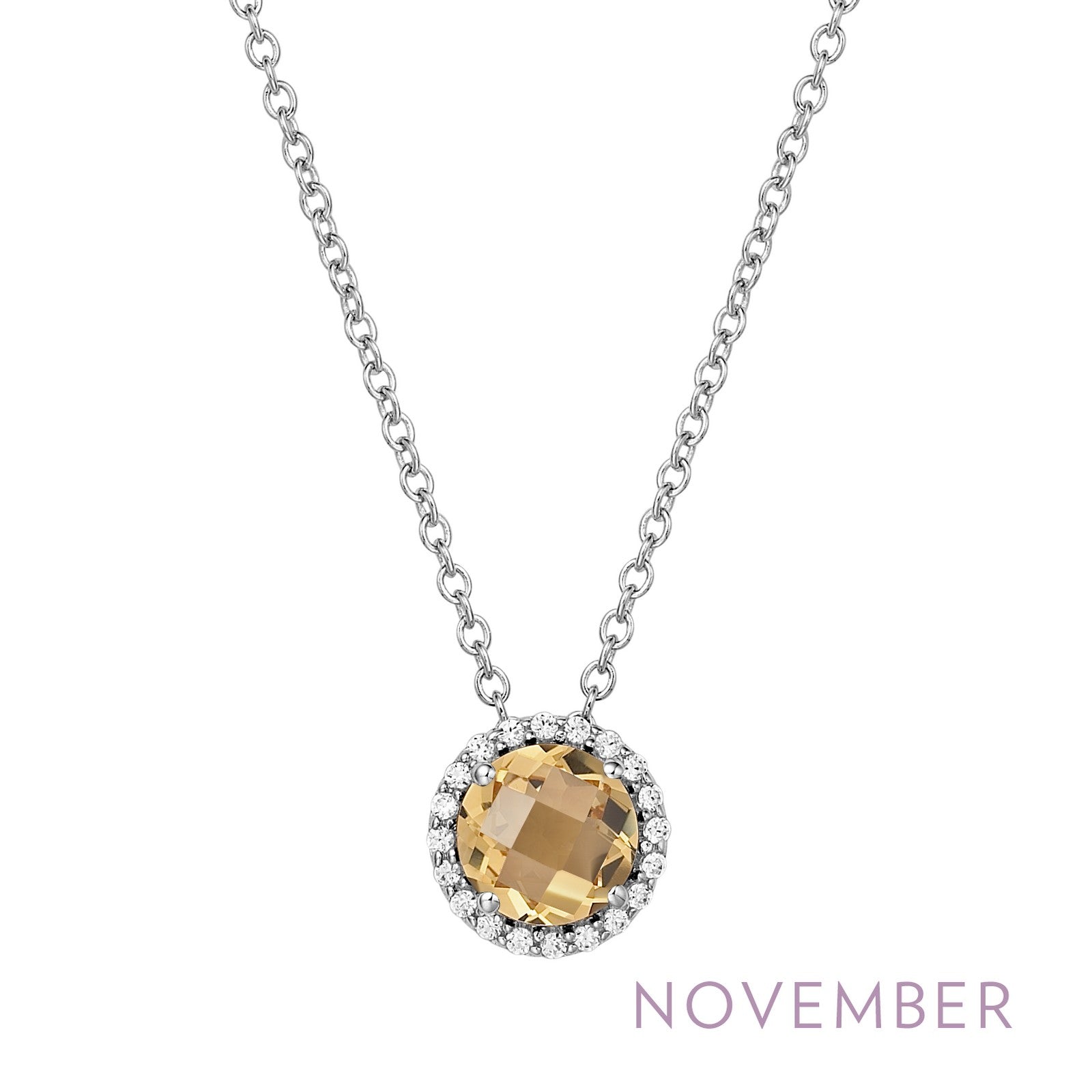 LAFONN September Birthstone Necklace BN001SAP18