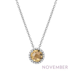LAFONN September Birthstone Necklace BN001SAP18