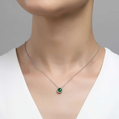 LAFONN September Birthstone Necklace BN001SAP18