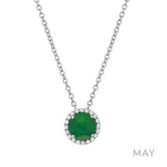 LAFONN September Birthstone Necklace BN001SAP18