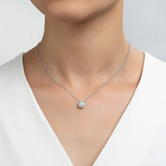 LAFONN September Birthstone Necklace BN001SAP18