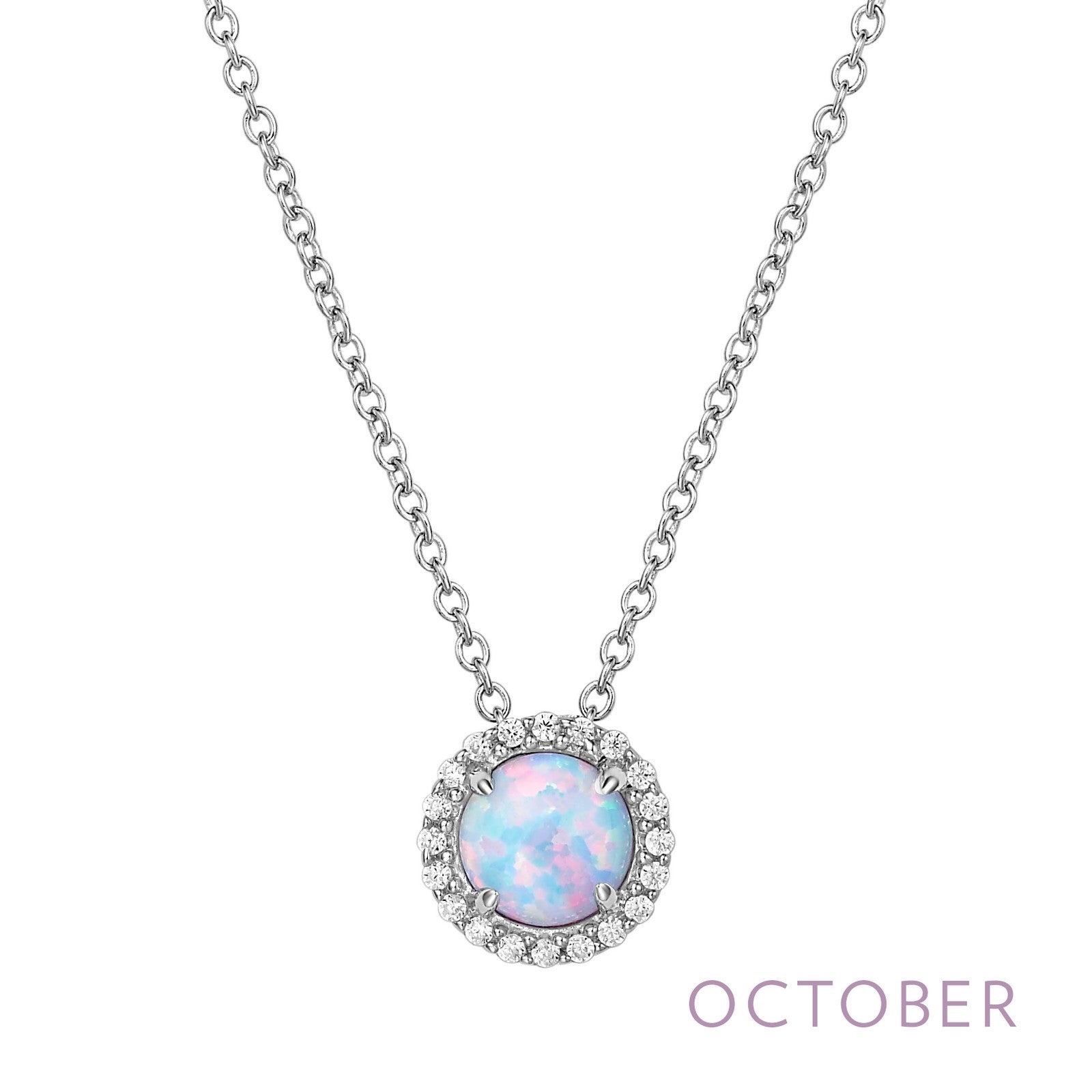 LAFONN September Birthstone Necklace BN001SAP18