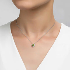 LAFONN September Birthstone Necklace BN001SAP18
