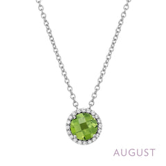 LAFONN September Birthstone Necklace BN001SAP18