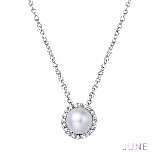 LAFONN June Birthstone Necklace BN001PLP18