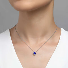 LAFONN September Birthstone Necklace BN001SAP18