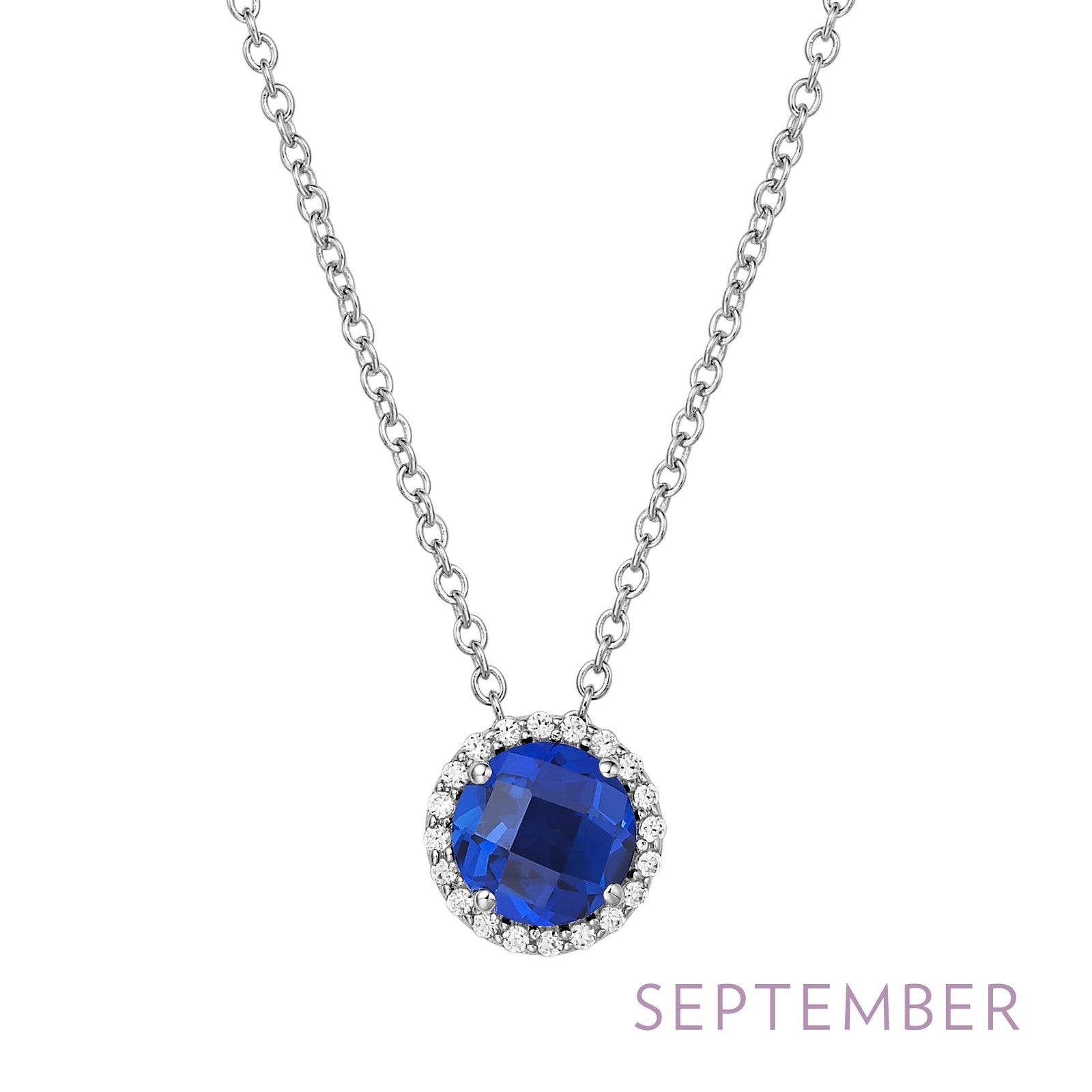 LAFONN September Birthstone Necklace BN001SAP18