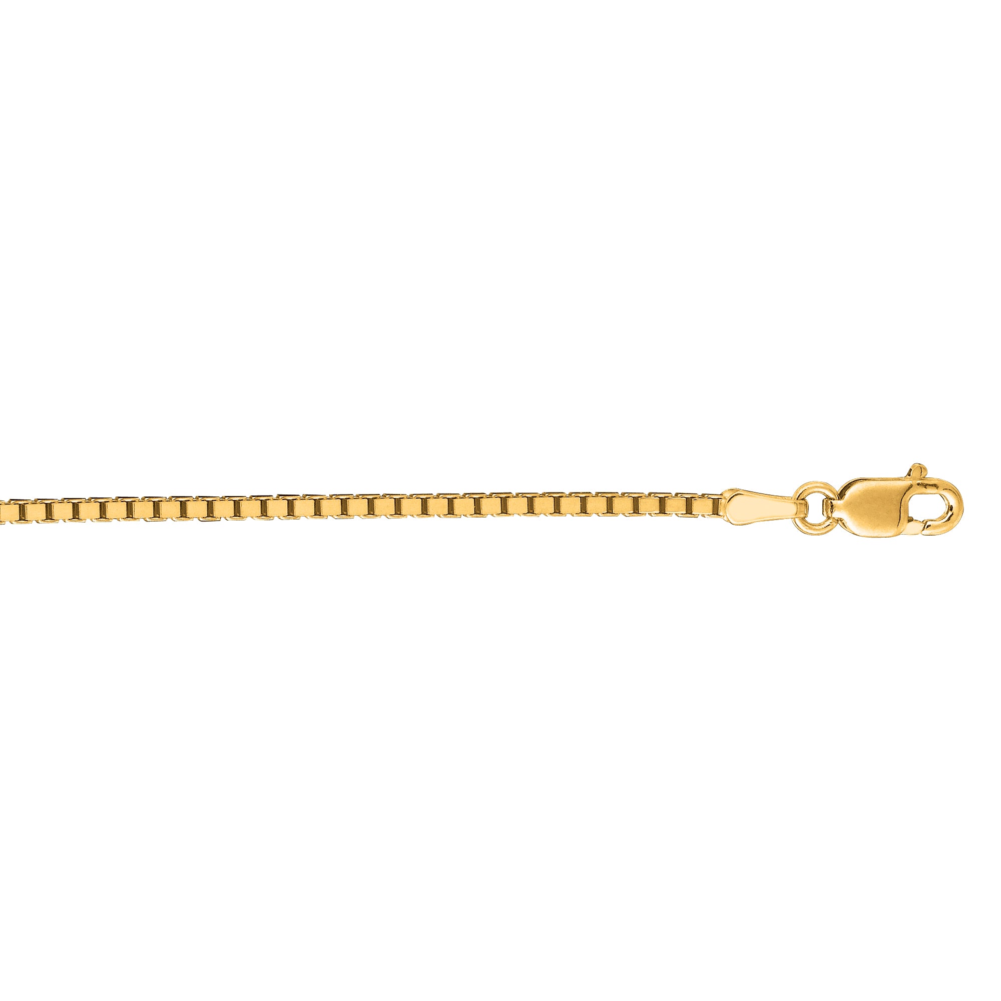 Royal Chain 14K Gold 1.4mm Classic Box Chain BOX073