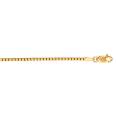 Royal Chain 14K Gold 1.4mm Classic Box Chain BOX073