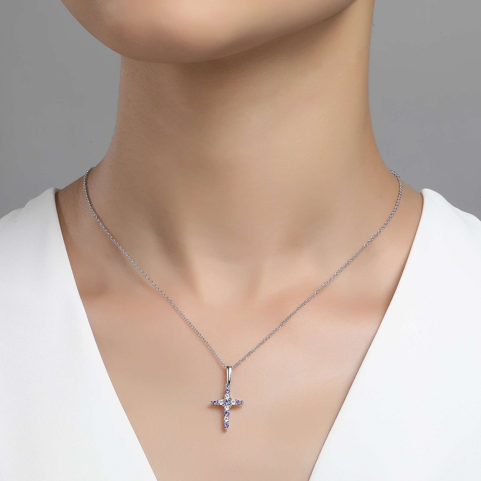 LAFONN January Birthstone Necklace BP001GNP20