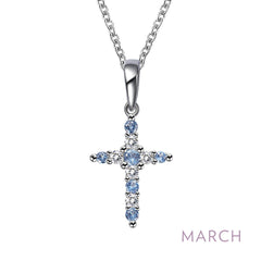LAFONN January Birthstone Necklace BP001GNP20