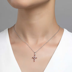 LAFONN January Birthstone Necklace BP001GNP20
