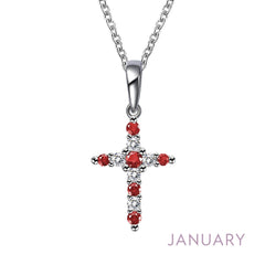 LAFONN January Birthstone Necklace BP001GNP20