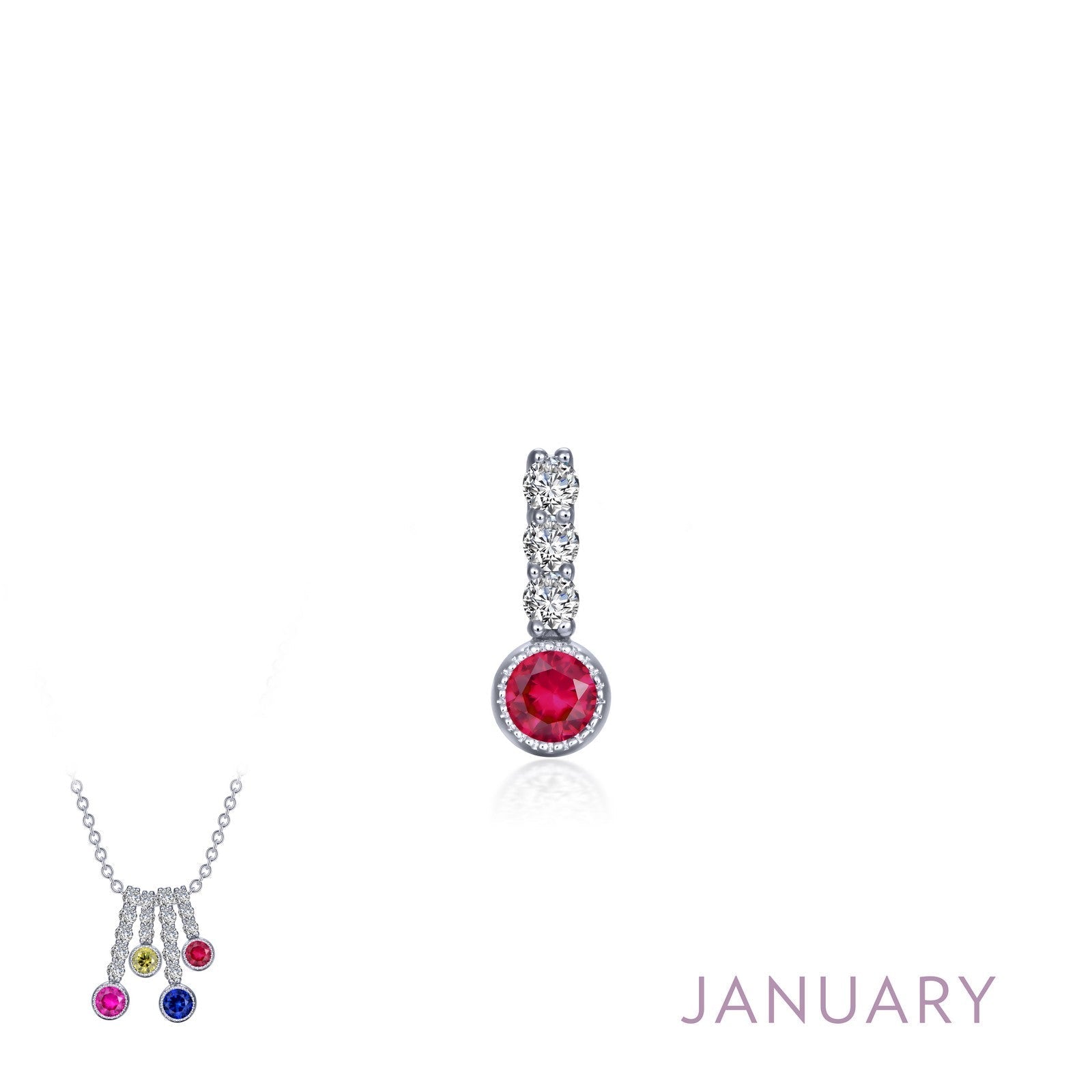 LAFONN January Birthstone Love Pendant BP002GNP00