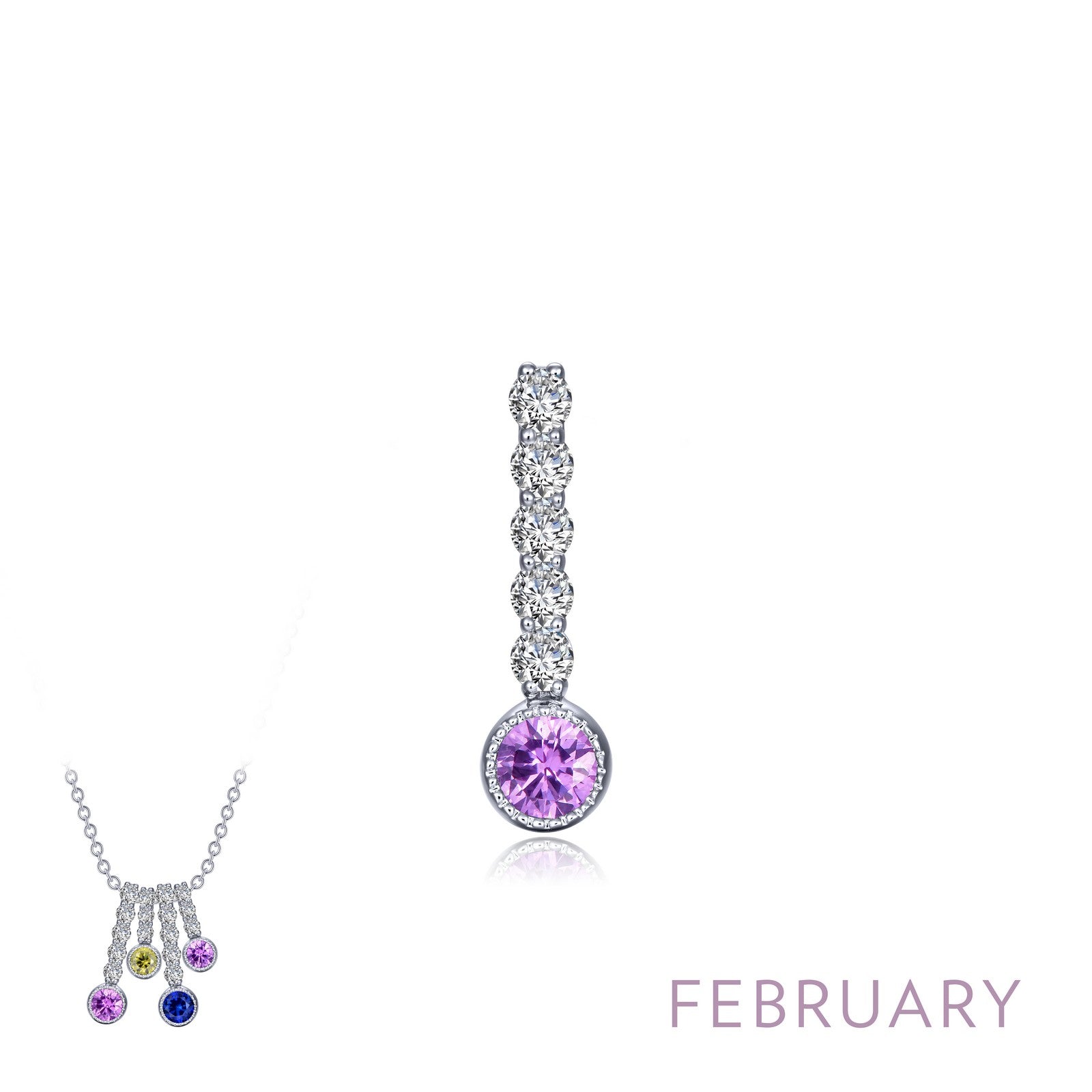 LAFONN October Birthstone Love Pendant BP003TMP00