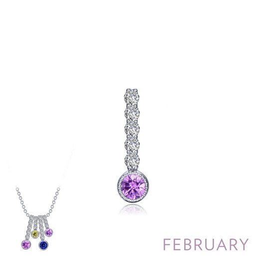 LAFONN February Birthstone Love Pendant BP003AMP00