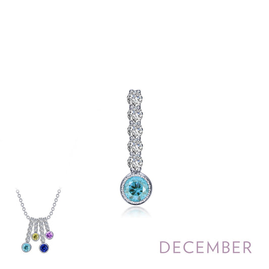 LAFONN December Birthstone Love Pendant BP003BTP00