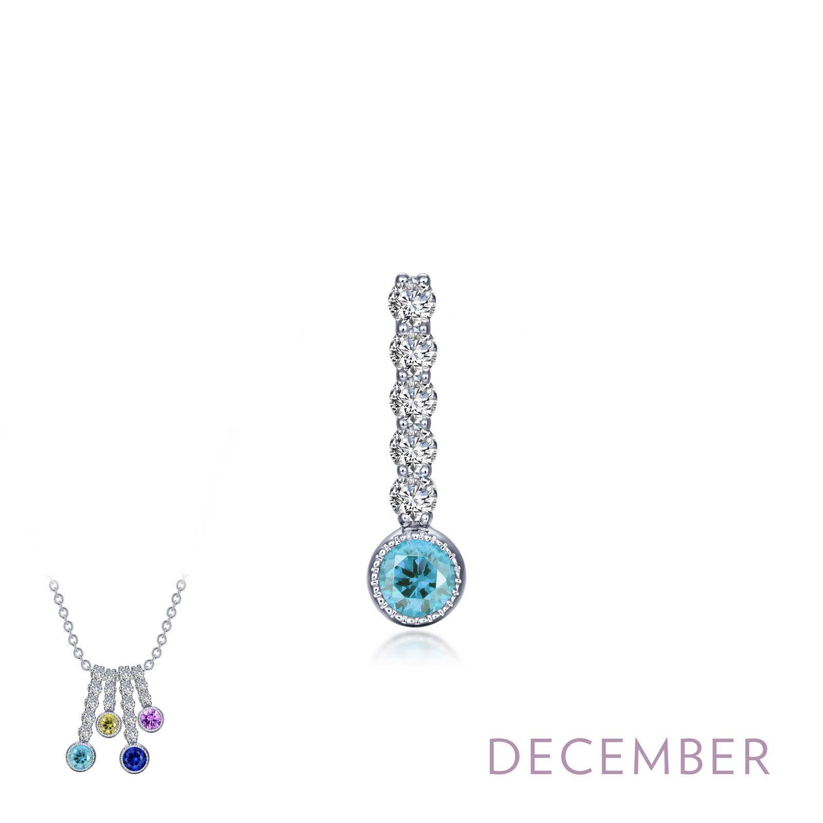 LAFONN October Birthstone Love Pendant BP003TMP00