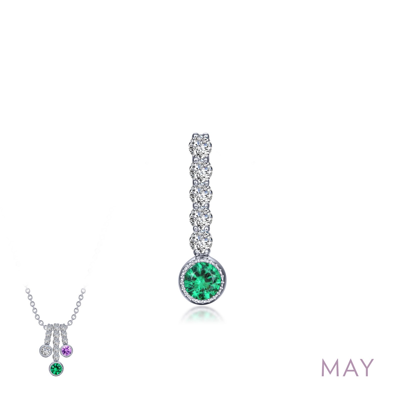 LAFONN October Birthstone Love Pendant BP003TMP00
