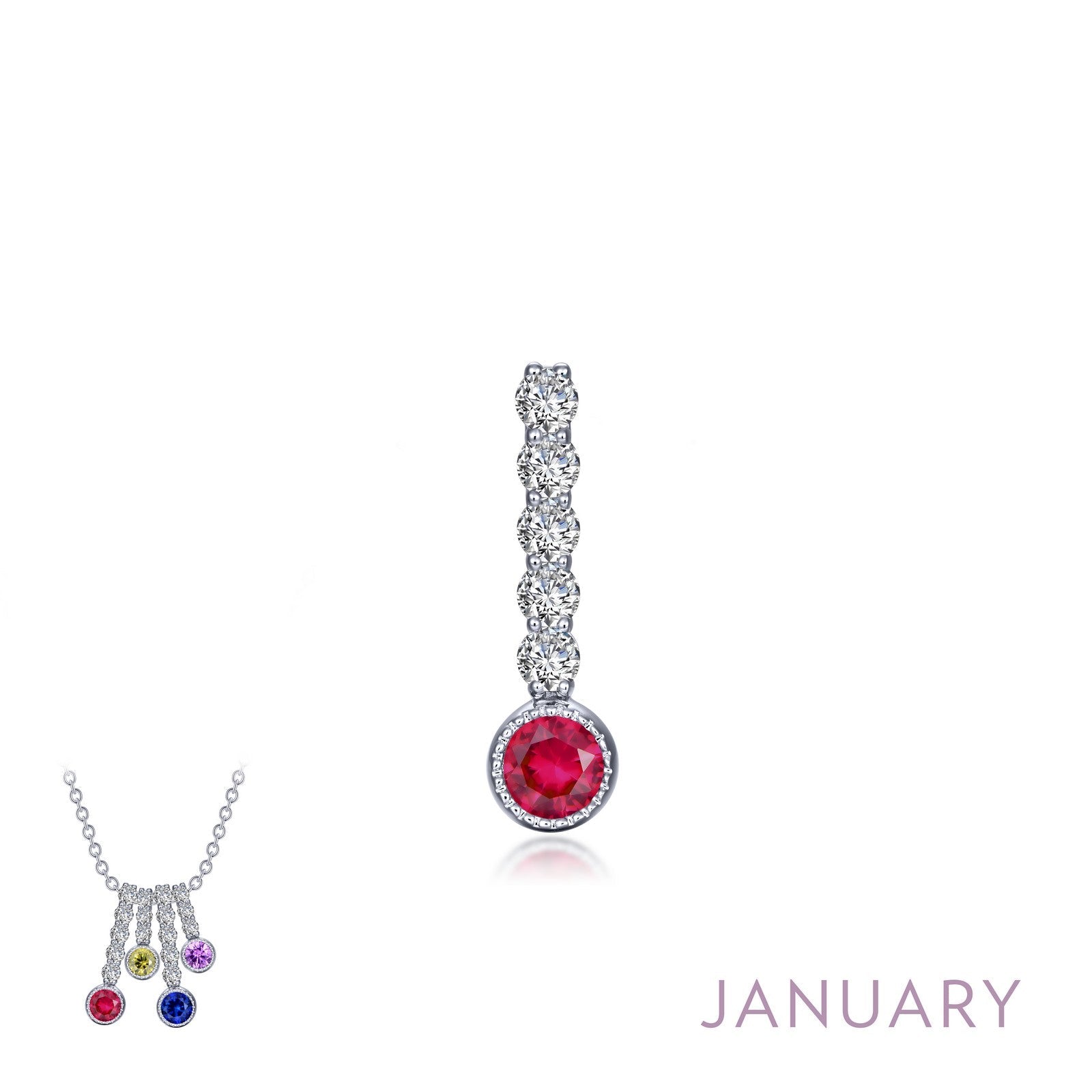 LAFONN October Birthstone Love Pendant BP003TMP00