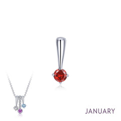 LAFONN January Birthstone Love Pendant BP004GNP00