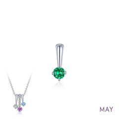 LAFONN September Birthstone Love Pendant BP005SAP00