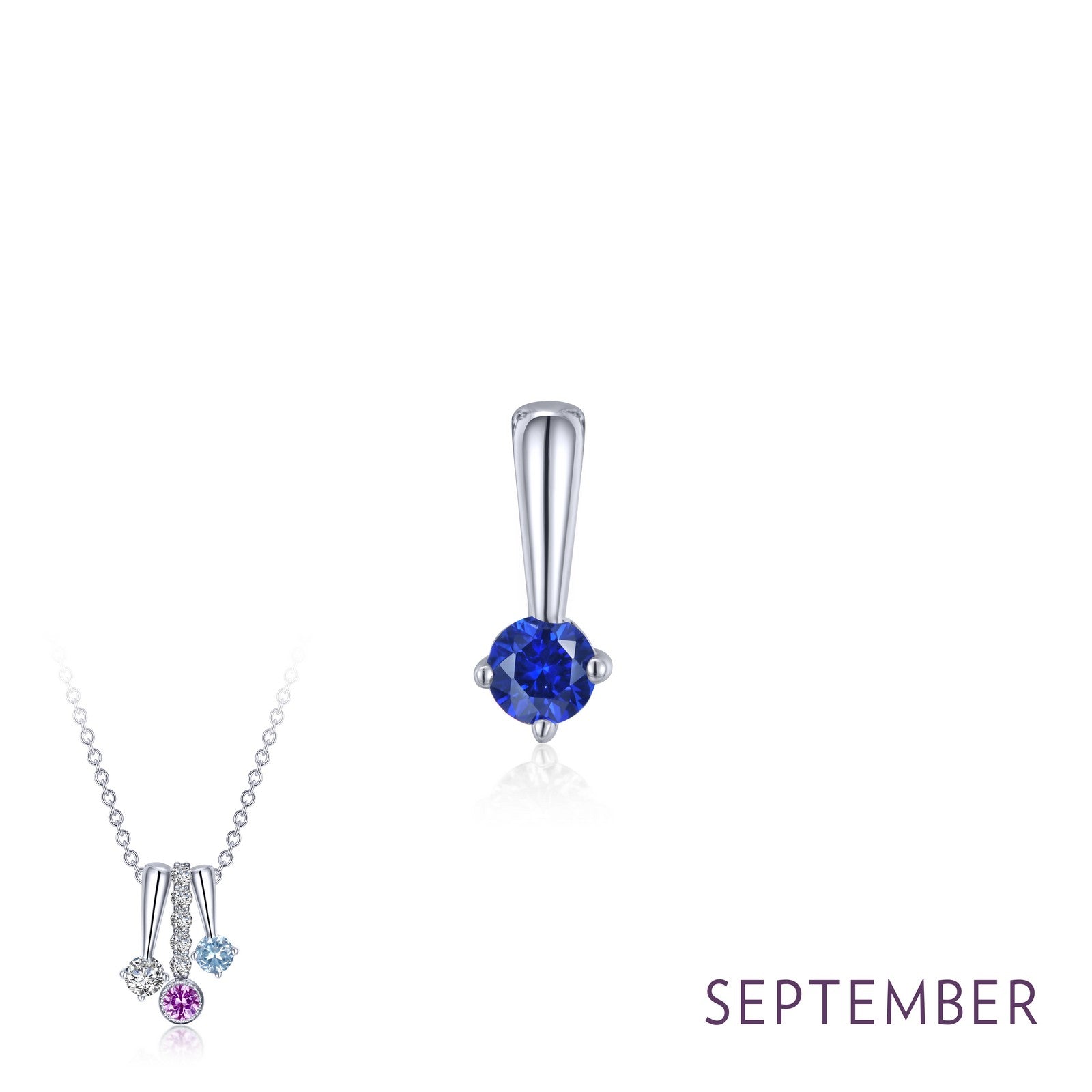 LAFONN September Birthstone Love Pendant BP005SAP00