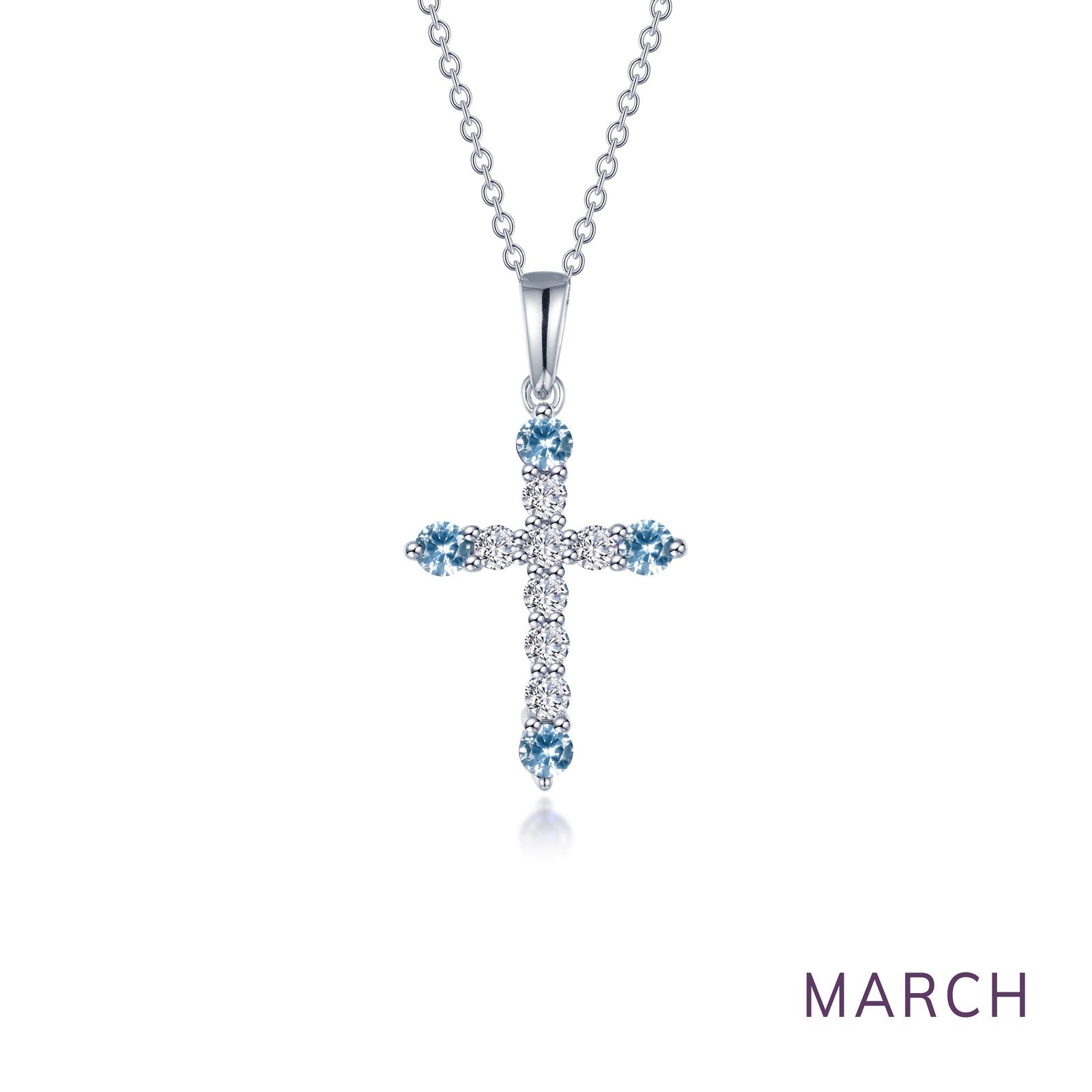 LAFONN June Birthstone Cross Necklace BP007AXP20