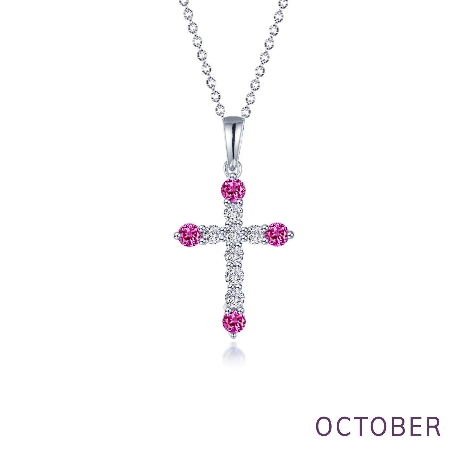 LAFONN November Birthstone Cross Necklace BP007YTP20