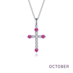 LAFONN November Birthstone Cross Necklace BP007YTP20