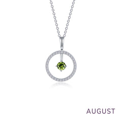 LAFONN May Birthstone Reversible Open Circle Necklace BP008EMP20