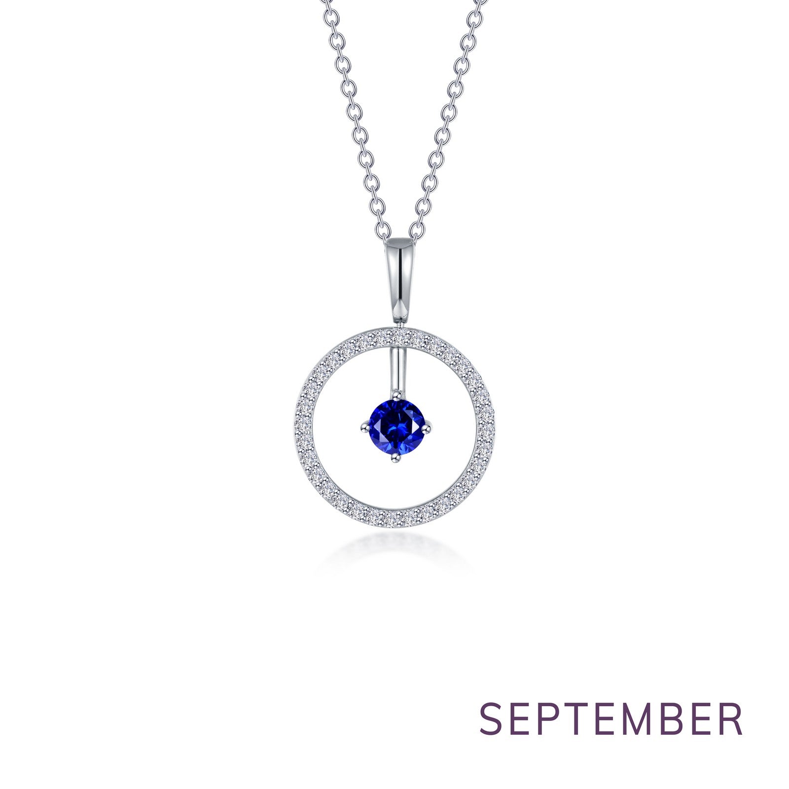 LAFONN May Birthstone Reversible Open Circle Necklace BP008EMP20