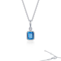 LAFONN January Birthstone Necklace BP009GNP20