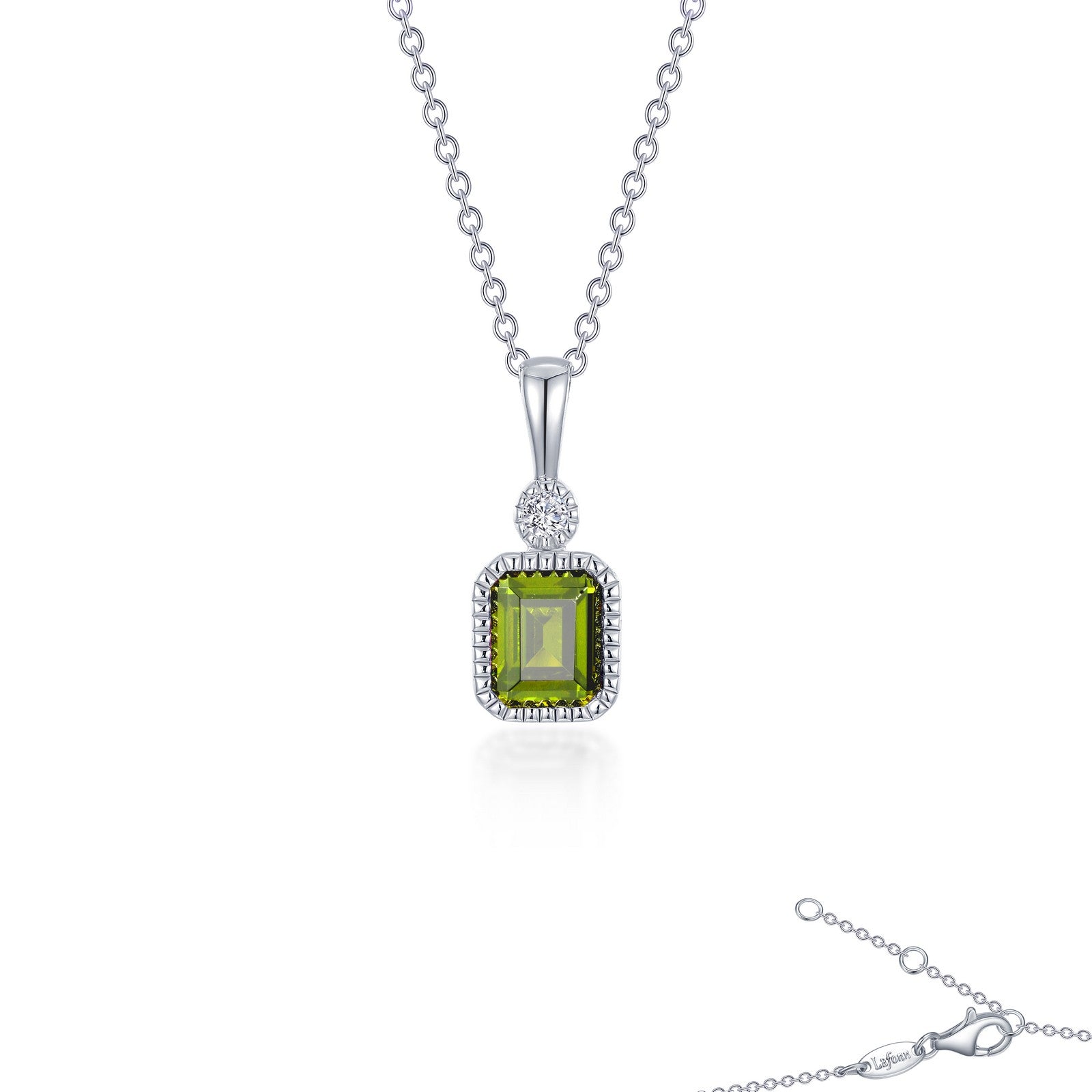 LAFONN January Birthstone Necklace BP009GNP20