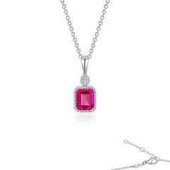 LAFONN January Birthstone Necklace BP009GNP20