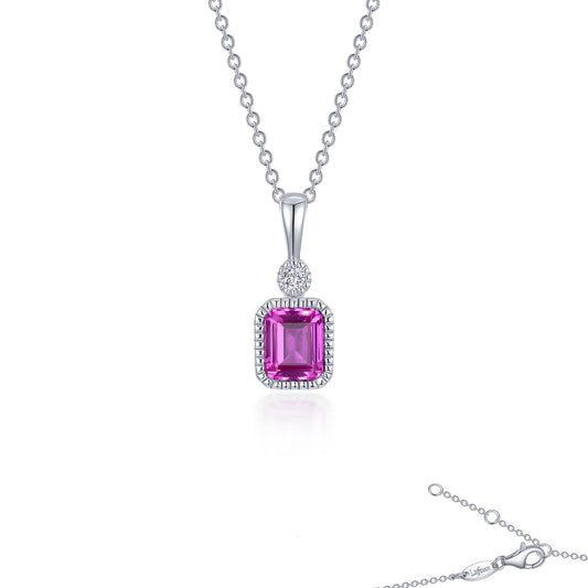 LAFONN January Birthstone Necklace BP009GNP20