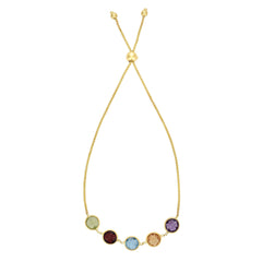Parkplace Jewelers 14k-gold-semi-precious-stone-friendship-bracelet-brc2827