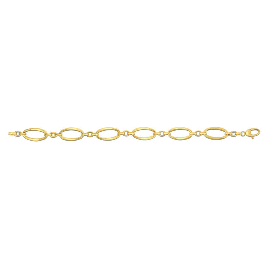 Royal Chain 14K Gold Polished Three Plus One Oval Link Chain BRC4728