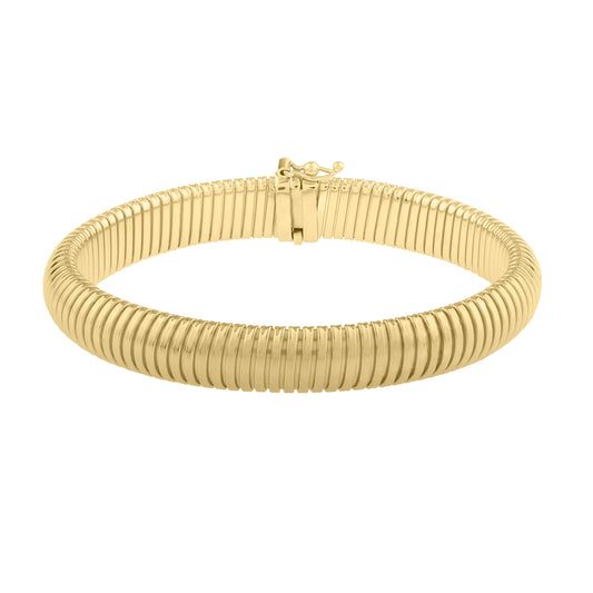 Royal Chain 14K 9mm Tubogas Bracelet C16338