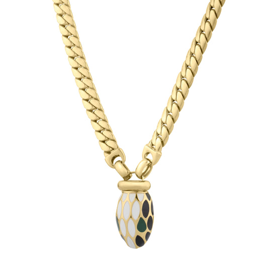 Parkplace Jewelers 14k-le-serpent-curb-link-necklace-c16879