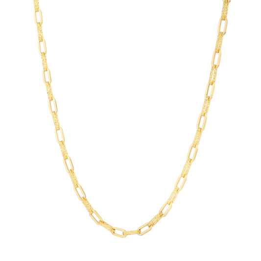 Royal Chain 14K 4mm Diamant����� Paperclip Bracelet C17068